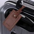 thumbnail image 6 of AVIMA Premium Luxury Executive Leather Luggage & Bag Tags 2 Pieces Set with Snap Closure, 6 of 10