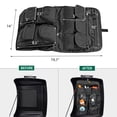 thumbnail image 2 of Mofun Tour Pack Pak Tapa Organizador Alforjas Tour Bolsa de Almacenamiento de Equipaje Compatible con Harley Touring FLT FLH 1999-2013, 2 of 5