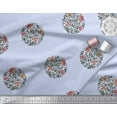 thumbnail image 2 of Soimoi Polyester Crepe Fabric Leaves & Floral Block Print Fabric by The Yard 42 Inch Wide, 2 of 3
