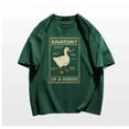 thumbnail image 3 of Goose Anatomy Funny Duck Graphic Gamer Retro Men's Black T-Shirt Gothic Men's T-Shirt Ullzang Street Plus Size Women's T-Shirt, 3 of 6