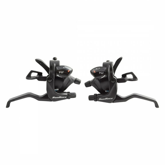Sunrace M406 V-Brake/Trigger Shifter STM406 Pair 3 x 7S V-Brake Black 439g - STM406.7300.0S0.BX