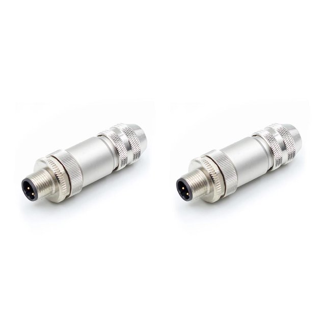 Riwesomey Conector de aviación resistente al agua IP67 de aleación, máquina terminal de cobre, Panel de fabricación, conectores circulares de 5 pines Mannelijk 2piezas Riwesomey CBP230438
