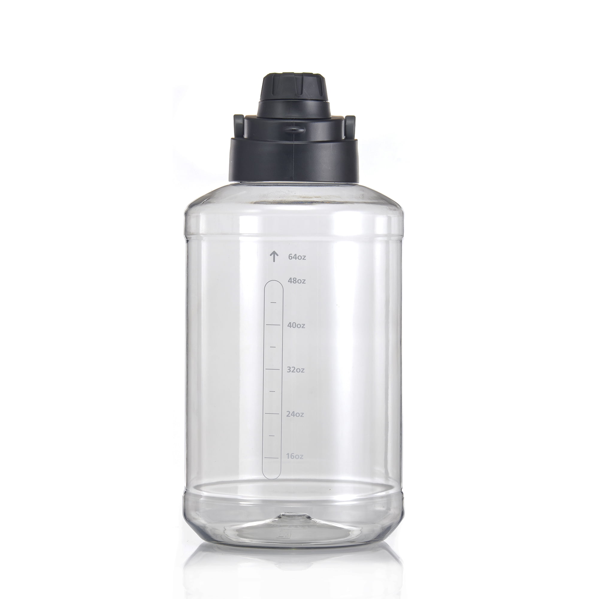 Mainstays 64 fl oz Reusable Water Bottle, Clear, Light-Weight