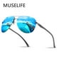 thumbnail image 2 of Nuevas gafas de sol polarizadas para hombre, gafas de sol clásicas para conducir, gafas de sol con montura de Metal, lentes de espejo, gafas de sol para hombre/mujer Tan Jianjun unisex, 2 of 2