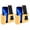 Yellow, variant on DECOBAY D3 Wall Mount Phone Holder with Adhesive, Punch-Free Phone Charging Stand and Remote Control Storage Box, Bedside Wall Organizer for Bathroom, Kitchen, Bedroom, Office, 2 Pack, Blue