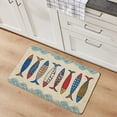 thumbnail image 5 of Fish Decorative Kitchen Mats, Anti Fatigue Waterproof Stain Resistant Floor Rug Non Slip Cushioned and Runner Sets - 17x29 Inch, 5 of 6