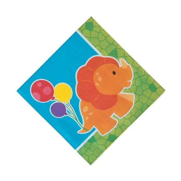 Little Dino Luncheon Napkins (16Pc) - Party Supplies - 16 Pieces