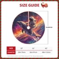 thumbnail image 2 of Sikiie Astronaut Dolphin Nativity Christmas Tree Skirt, Jesus Christian Winter Holiday Tree Mat Decoration(30-48IN)48", 2 of 6