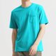 thumbnail image 1 of Blusas y camisas de manga corta y cuello redondo para hombre. Camisas casuales de moda con cuello redondo y manga corta lavadas en color liso para hombre., 1 of 9