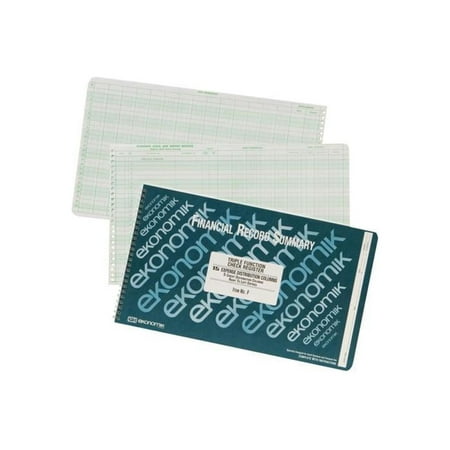 Ekonomik Wirebound Check Registers Accounting System