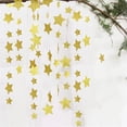 thumbnail image 7 of Gold Glitter Star Garland,Bexikou 52 Feet Hanging Decorations Garands,Star Hanging Decoration for Birthday Baby Shower Wedding Kids Room Ramadan EID Graduation Decor, 7 of 7