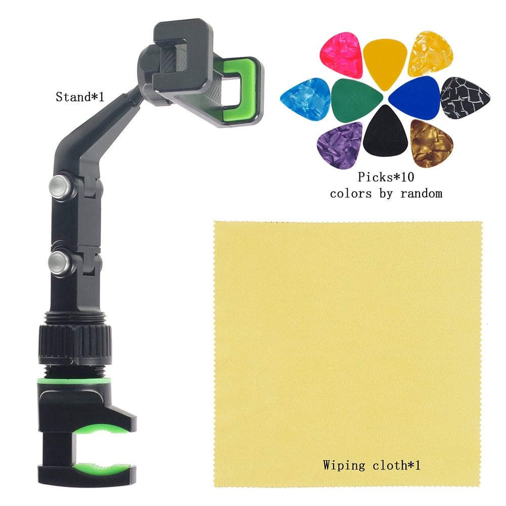 Universal Mic Stand Phone Holder Live Broadcast Bracket Clips Music