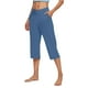 thumbnail image 2 of MKLEKYY Leggins push up mujer Pantalones tres cuartos casuales cómodos para uso diario para verano Opciones de fácil cuidado y estilo para atuendos versátiles, 2 of 4