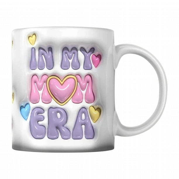 Taza inflable personalizada para mamá perruna | Taza de café de cerámica para amantes de las mascotas | 250 ml, apta para lavavajillas, regalo para mujer, amiga o novia