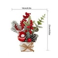 thumbnail image 4 of Artificial Christmas Trees Skinny Christmas Tree Scene Setting For Living Room Desk Bedroom Ornaments Home Holiday Decorations, 4 of 6