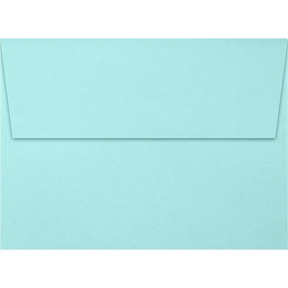 LUXPaper A7 Invitation Envelopes, 5 1/4 x 7 1/4, Seafoam, 50/Pack