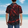 thumbnail image 4 of Fotbe Cyberpunk Cityscape Lights Camisa Hawaiana para Hombre Unisex – Camisa Casual de Verano con Botones de Manga Corta de Algodón y Lino,Small, 4 of 7