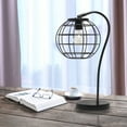 thumbnail image 5 of Lalia Home Arched Metal Cage Table Lamp, Black, 5 of 6