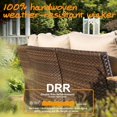 thumbnail image 5 of 11-Piece Outdoor Wicker Half-Round Furniture Set,  Half-Moon Sectional Sofa  All Weather Curved Conversation Set 1-Seat - 1-Piece, 5 of 5
