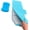 Sky Blue, variant on Replacement Covers for Outdoor Chaise Lounge Cushions, 80 x 26 x 3 Inch Patio Lounge Chair Cushion Covers–Waterproof, Fade-Resistant, with 2 Pockets & Inflatable Headrest (Cover Only) Sky blue