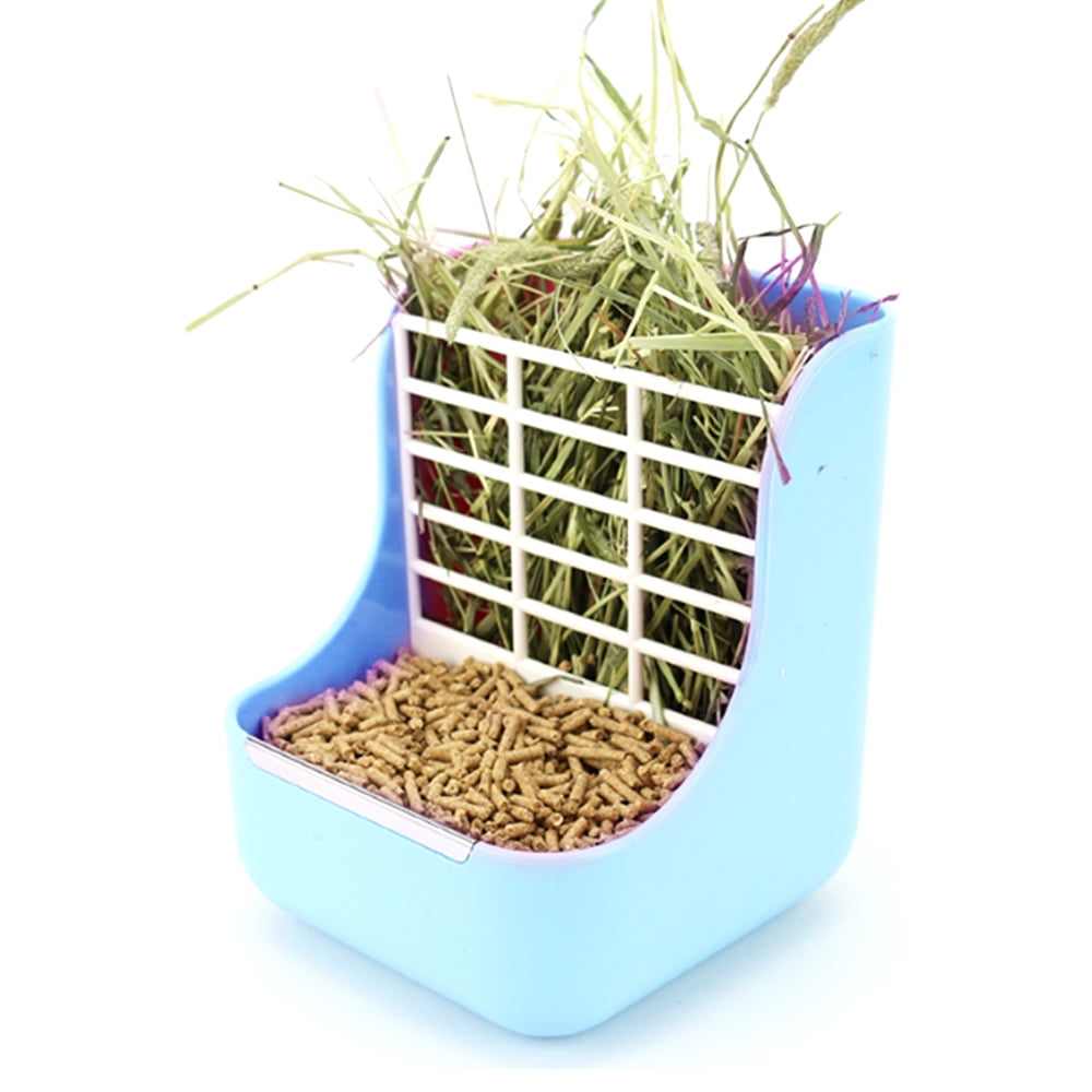 Hay Food Bin Feeder Hay Food Feeder Bowls Manger Rack for Rabbit Guinea Pig Chinchilla