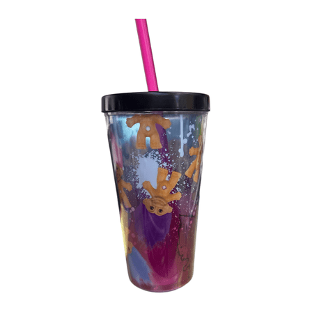 Trolls 16 oz Double Wall Tumbler with Straw and Lid – BPA Free