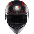 thumbnail image 3 of AGV K1 S Sling Street Motorcycle Helmet Matte Black/Red - Red / 2X-Large, 3 of 4