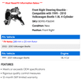 thumbnail image 2 of Front Right Steering Knuckle - Compatible with 1999 - 2010 Volkswagen Beetle 1.8L 4-Cylinder 2000 2001 2002 2003 2004 2005 2006 2007 2008 2009, 2 of 2