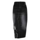 thumbnail image 5 of Gibobby faldas para mujer corta Falda de mezclilla de estilo urbano desgastada de cintura alta para mujer a la moda(Negro， XXXXXL), 5 of 5