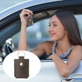 thumbnail image 6 of Uxcell Leather Key Fob, Genuine Leather Keys Cover Portable Key Rings Air Tag Holder for Keys ID, Coffee 2 Pack, 6 of 6