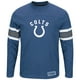 Indianapolis Colts NFL Power Hit Long Sleeve T-Shirt With Felt Applique - Majestic – image 1 sur 1