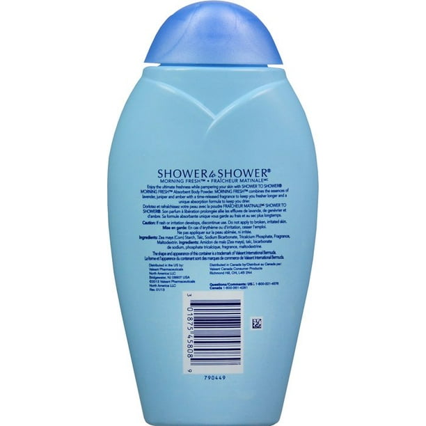 SHOWER TO SHOWER Body Powder Morning Fresh 8 oz (Pack of 3) Walmart