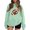 Mint Green, variant on TOMVIGX Football Shirts for Women Graphic Cute Crew Neck Game Day Shirt Touchdown Team Fans Game Day Outfits Gameday Party Sunday Funday Tee Black L