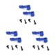 thumbnail image 3 of Vogacara 2 piezas RC Car Servo Arm Metal Steering Gear Arms Automóvil Juguete Repuestos Reemplazo para WL Toy A949 Azul oscuro Type1 NO1, 3 of 6