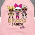 thumbnail image 3 of LOL Surprise! Dolls - Bravo Babes - Toddler & Youth Girls Raglan Graphic T-Shirt, 3 of 5