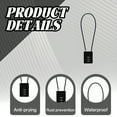thumbnail image 3 of MELIVO Bike Lock,11.81" Bike Lock Combination,Cable Bicycle Lock Cable Lock,Black, 3 of 7