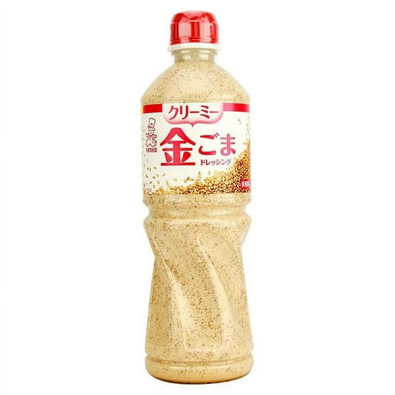 [Pack of 2] Golden Creamy Roasted Sesame Salad Dressing - Kingoma Authentic Japanese Marinade for Sukiyaki, Meats, Veggies and More - 33.80 fl oz bottle