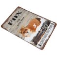 thumbnail image 3 of Vintage Iron Hanging Plate Fox Tin Sign Vintage Fox Bath Soap Wash Your Paws Metal Tin Sign Bar Club Family Bathroom Toilet Cafe Wall Decor Fox Lovers Gift Birthday Housewarming Gift 12"x8", 3 of 8