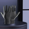 thumbnail image 3 of Gants de Cyclisme pour Hommes Matériau Coupe-Vent Chaud pour Course Randonnée Activités Gris Foncé m, 3 of 7