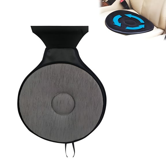 LAMIRO Swivel Cushion 360 Degree Rotating Car Chair Seat Cushion Mobility Aid Chair Seat Revolving Cushion Memory Foam Mat Portable