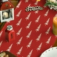 thumbnail image 3 of Red Xmas Tree Christmas Table Runner, Seasonal Winter Kitchen Dining Table Decoration for Home Party Decor 13x48 Inch, 3 of 6