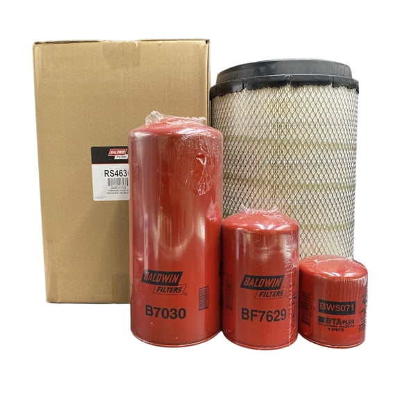 P&F Diesel Fuel Air Coolant Filters Kit for International DT466E