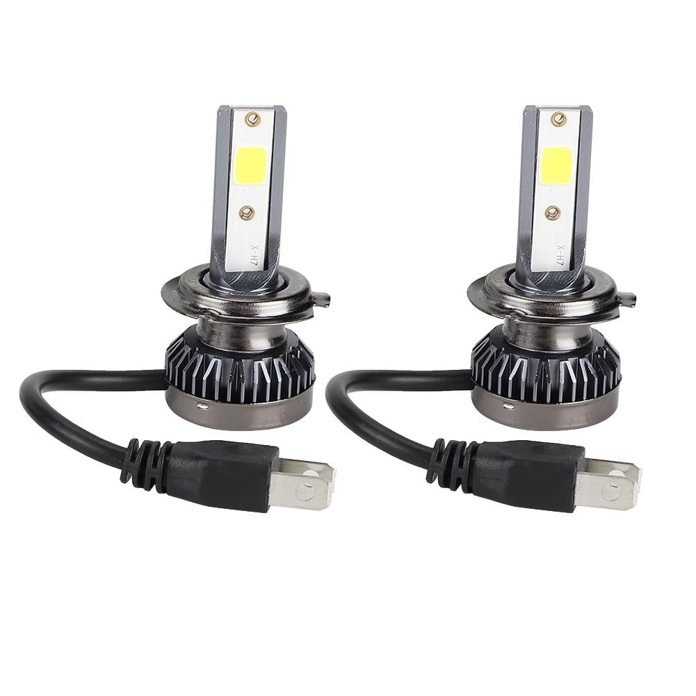 Mgaxyff Car Front LED Lamp, Car LED Headlights, 2pcs Car Vehicle LED