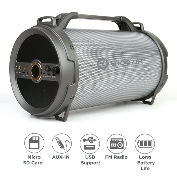 Woozik Rockit Boom LED Bluetooth Speaker, Wireless Indoor Outdoor