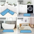 thumbnail image 4 of Ryvnso Solid Blue Color Kitchen Rugs Set Non Slip Runner Mats for Dining Room, 4 of 7