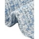 thumbnail image 5 of BLAZER DE TWEED PARA MUJER CHIC INSPIRADOR CON CUELLO ALTO, CORTO Y ABIERTO, TAMAÑO M, AZUL, 5 of 6