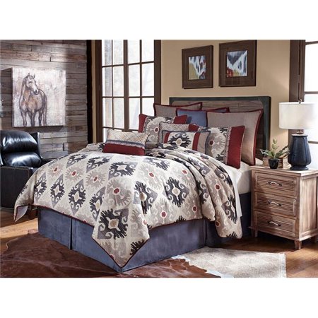 Veratex 71121718pil Gld Sierra Aspen Collection Comforter Set With