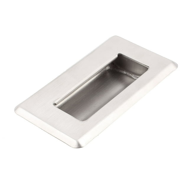 Unique Bargains Poignée de Tirage Encastrée pour Porte d'Armoire en Acier Inoxydable 108mm 4.3 Pieds