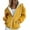 Yellow, variant on Women's Polka Dot Print Zip Up Drawstring Hooded Sweatshirt with Pockets, Long Sleeve Casual Comfortable Fashion Top for Autumn Winter Daily Wear, Beach Outings and All Season Blue L