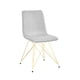 thumbnail image 1 of SILLA TALEN VELVET GRIS PATAS GOLD, 1 of 3